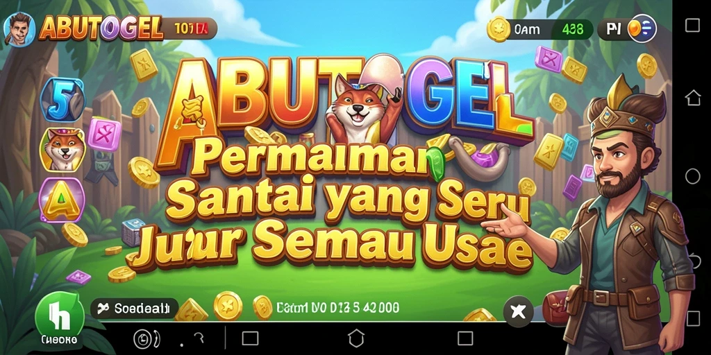 Tampilan menarik selama gameplay ABUTOGEL yang seru.