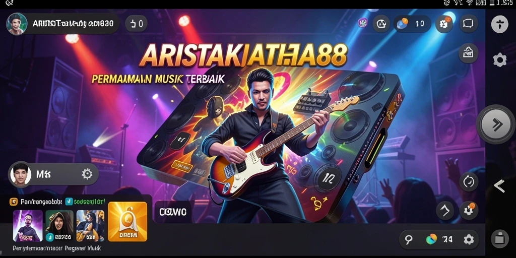 Tangkapan layar utama ARISTA88 dengan gameplay yang seru dan interaktif.