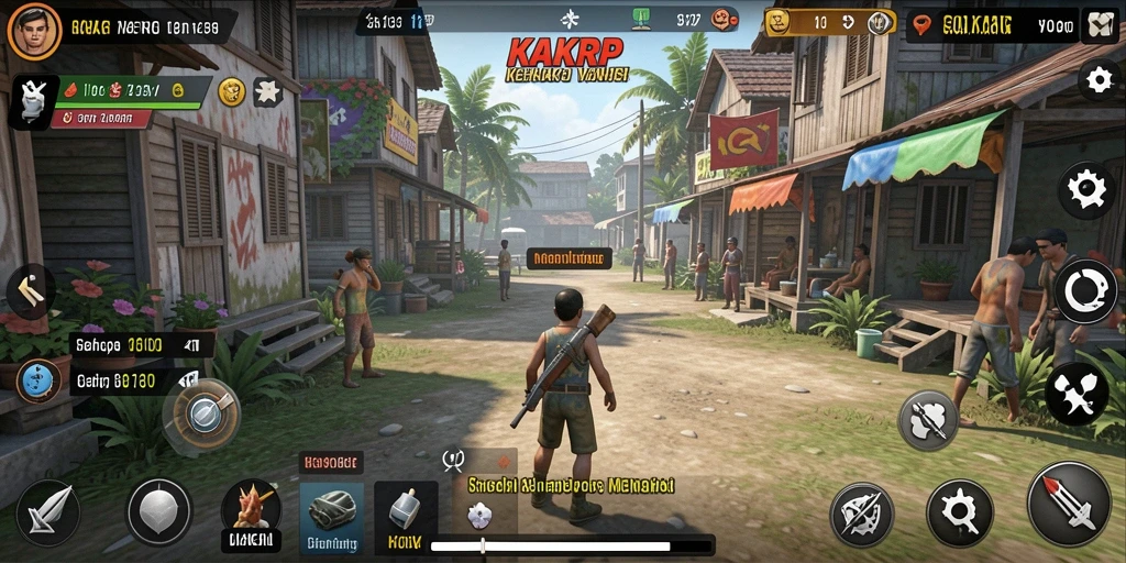 Screenshot gameplay KAKRP yang menarik dan interaktif.