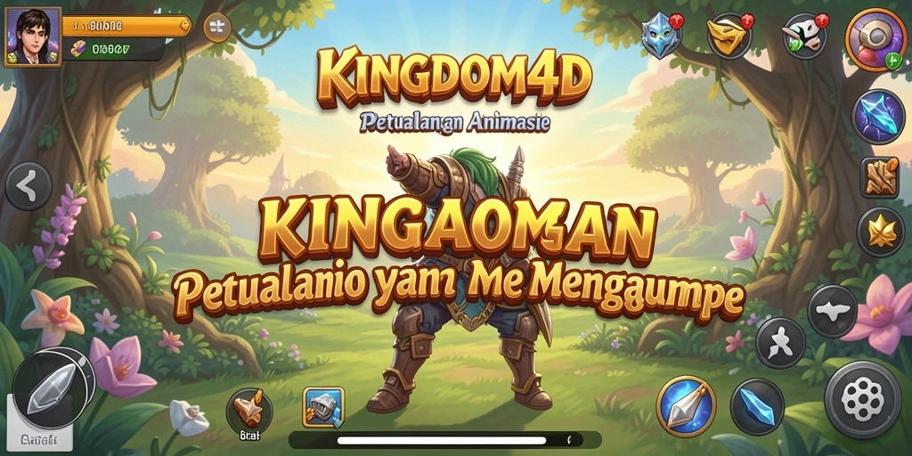 Tampilan gameplay anime yang mengagumkan di KINGDOM4D.
