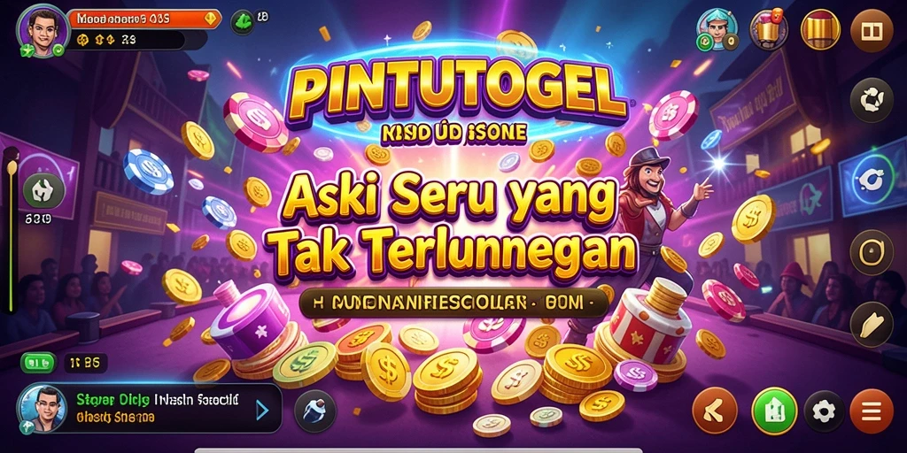 Tampilan gameplay menegangkan dalam PINTUTOGEL yang memikat.