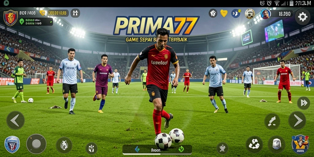 Tampilan menarik dengan gameplay sepak bola yang mendebarkan.