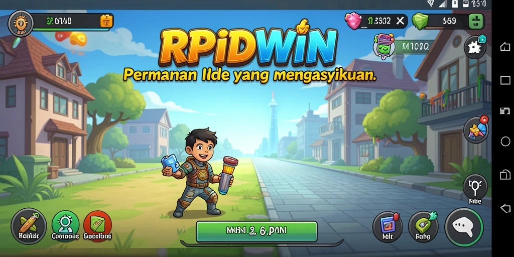 Tampilan gameplay RPIDWIN yang menarik dan memikat.