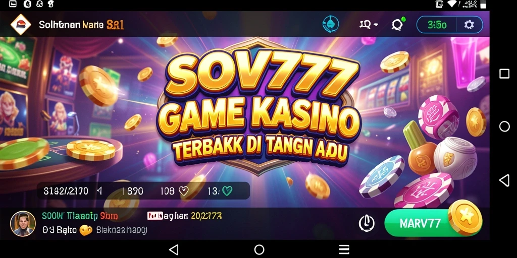Screenshot gameplay SOV777 menampilkan suasana Kasino yang mendebarkan.