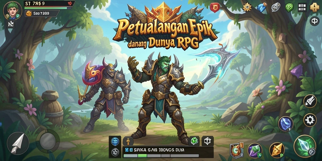 Tampilan gameplay ST789 yang seru dan penuh aksi RPG.