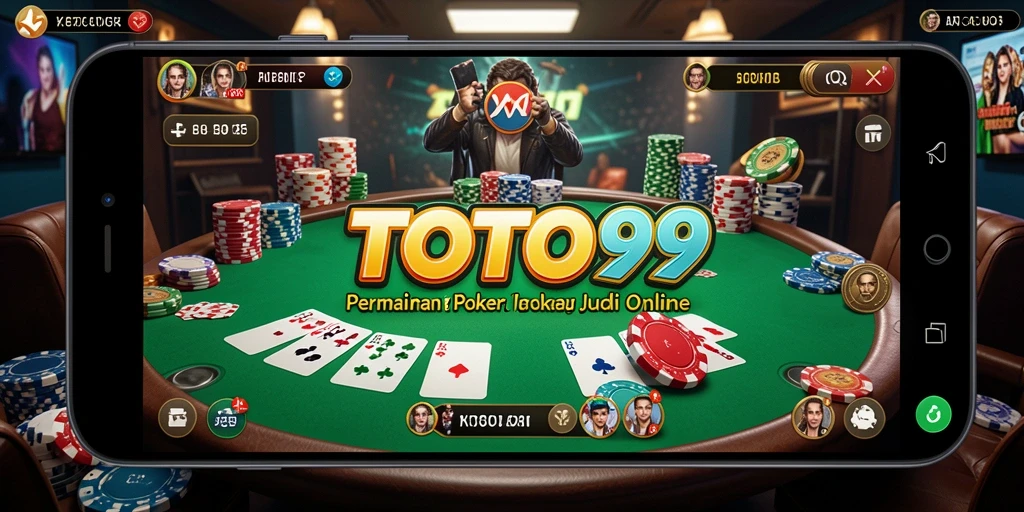 Tampilan gameplay TOTO99 yang mendebarkan saat bermain Poker.